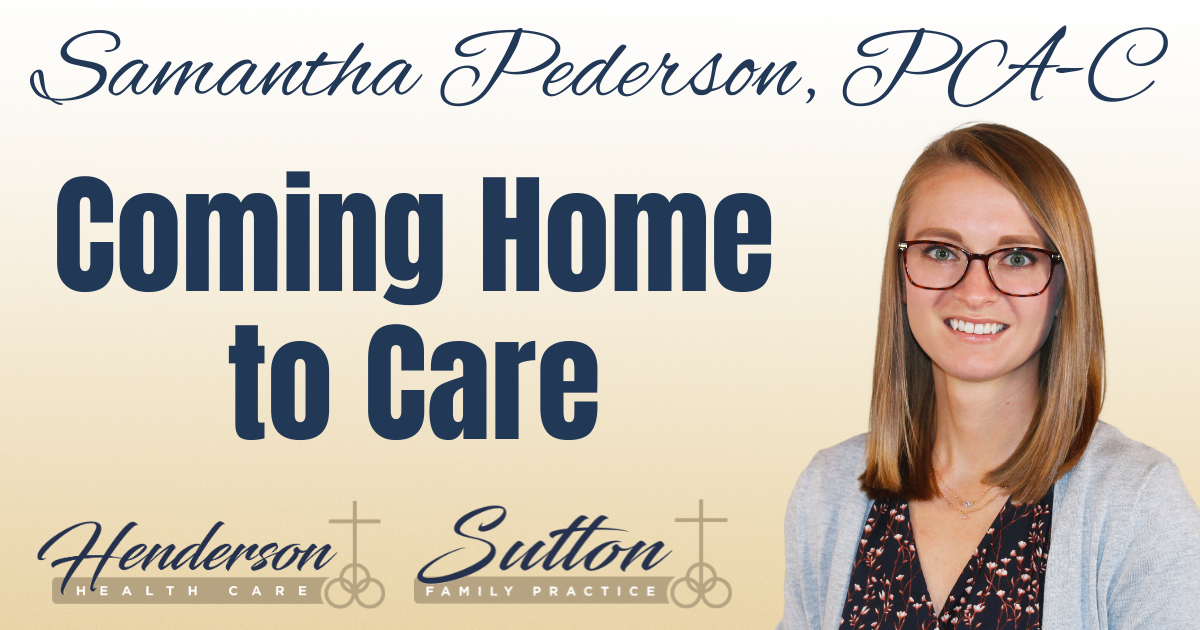 HHC Welcomes Samantha Pederson, PA-C